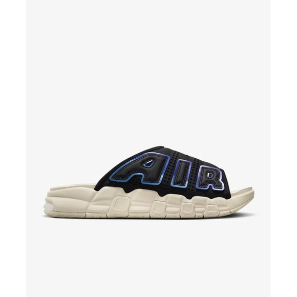 Nike Other - Nike Air More Uptempo Slide Sandals FB7799-001 Black Sanddrift Men's Size 9